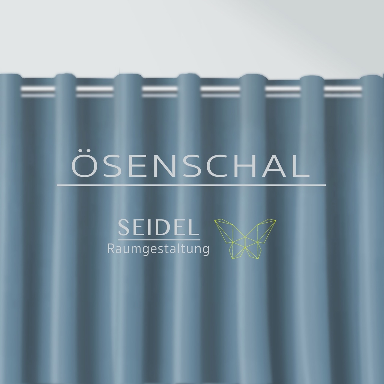 Ein Vorhang mit Ösen